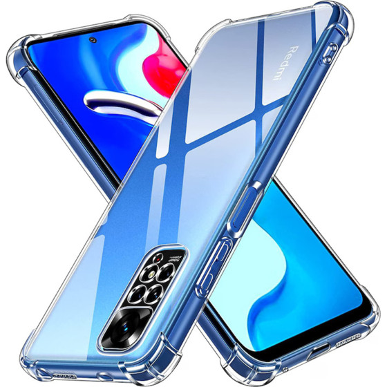 Techsuit - Shockproof Clear Silicone - Xiaomi Redmi Note 11 Pro 4G / Note 11 Pro 5G / Note 12 Pro 4G - Clear