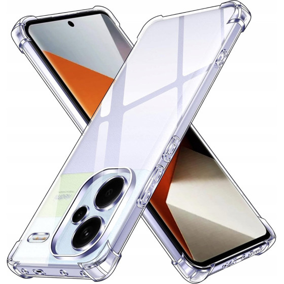 Techsuit - Shockproof Clear Silicone - Xiaomi Redmi Note 13 Pro+ 5G - Clear