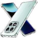 Techsuit - Shockproof Clear Silicone - Xiaomi Redmi Note 14 Pro 4G / Poco F7 - Clear