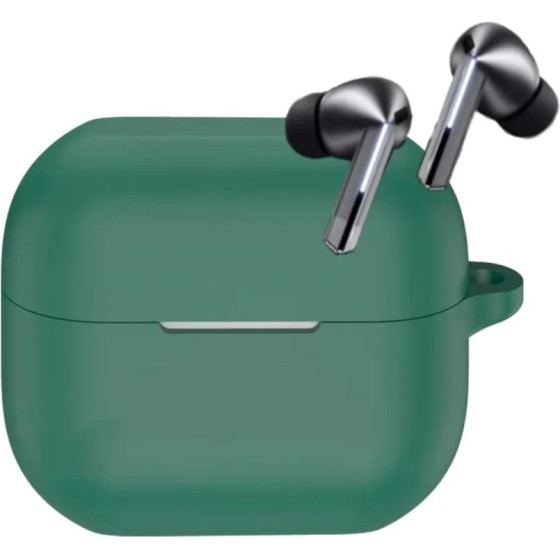 Techsuit - Silicone Case - for AirPods 4, Smooth Ultrathin Material - Green