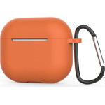 Techsuit - Silicone Case - for AirPods 4, Smooth Ultrathin Material - Orange