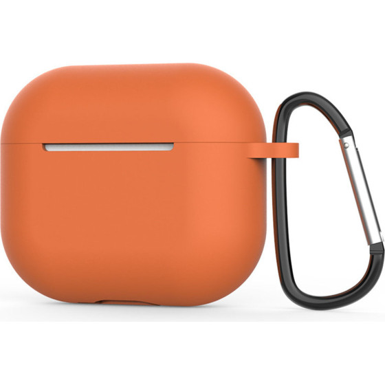 Techsuit - Silicone Case - for AirPods 4, Smooth Ultrathin Material - Orange