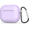 Techsuit - Silicone Case - for AirPods 4, Smooth Ultrathin Material - Purple