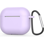 Techsuit - Silicone Case - for AirPods 4, Smooth Ultrathin Material - Purple