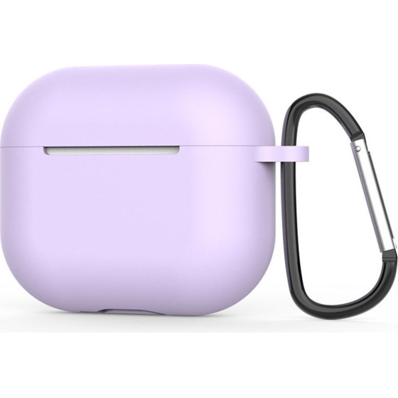 Techsuit - Silicone Case - for AirPods 4, Smooth Ultrathin Material - Purple
