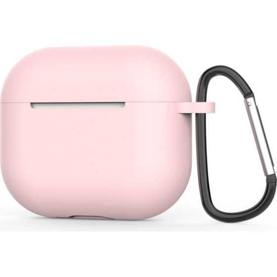Techsuit - Silicone Case - for AirPods 4, Smooth Ultrathin Material - Pink