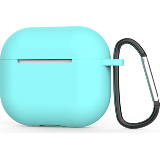 Techsuit - Silicone Case - for AirPods 4, Smooth Ultrathin Material - Turquoise