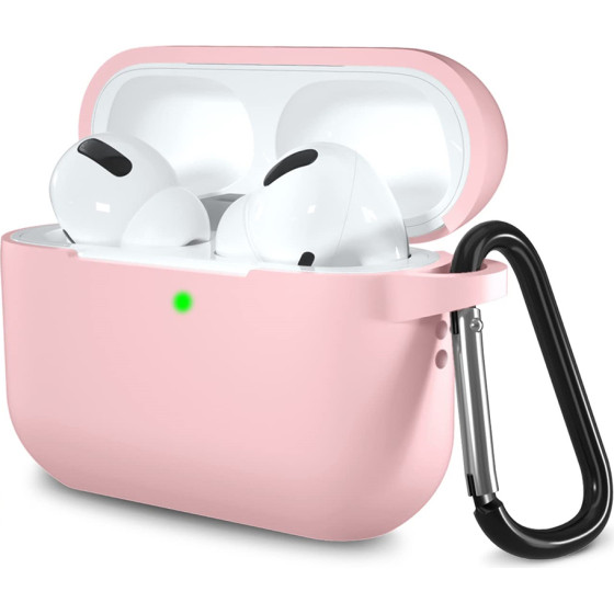 Techsuit - Silicone Case - for AirPods Pro 1 / 2, Smooth Ultrathin Material - Pink