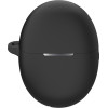 Techsuit - Silicone Case - for Huawei FreeBuds 5, Smooth Ultrathin Material - Black
