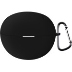 Techsuit - Silicone Case - for Huawei FreeClip, Smooth Ultrathin Material - Black