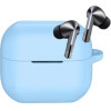 Techsuit - Silicone Case - for Samsung Galaxy Buds 3 / 3 Pro, Smooth Ultrathin Material - Blue