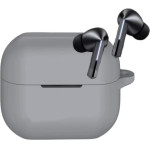 Techsuit - Silicone Case - for Samsung Galaxy Buds 3 / 3 Pro, Smooth Ultrathin Material - Gray