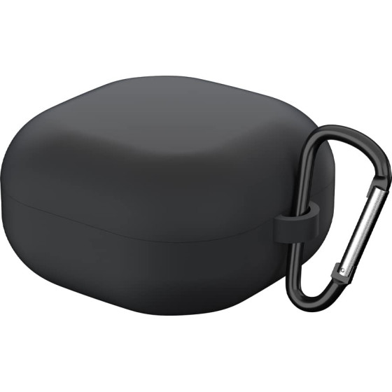 Techsuit - Silicone Case - for Samsung Galaxy Buds FE / 2 Pro / 2 / Live / Pro, Smooth Ultrathin Material - Black