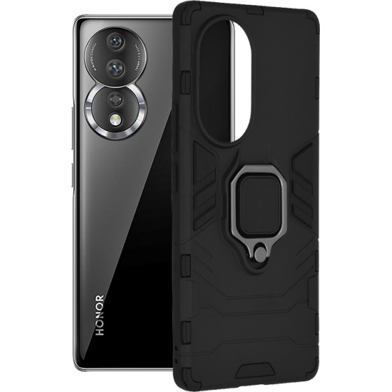 Techsuit - Silicone Shield - Honor 80 - Black