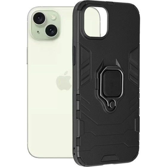 Techsuit - Silicone Shield - iPhone 15 Plus - Black