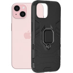 Techsuit - Silicone Shield - iPhone 15 - Black
