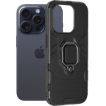 Techsuit - Silicone Shield - iPhone 15 Pro - Black