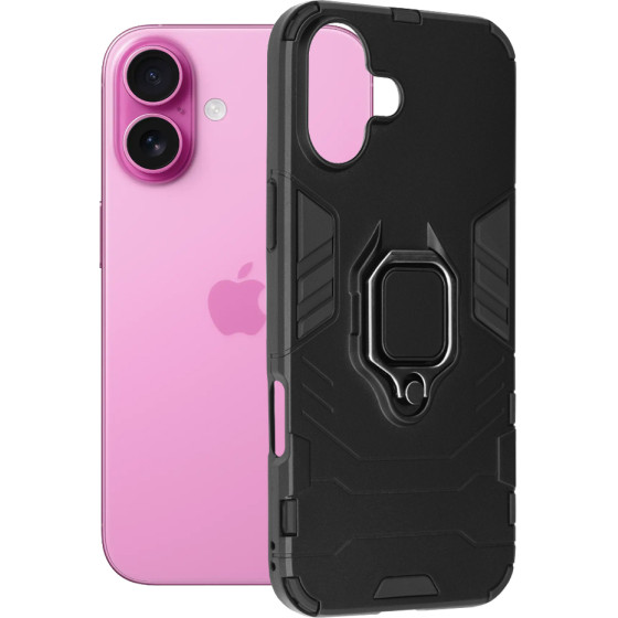 Techsuit - Silicone Shield - iPhone 16 Plus - Black