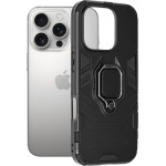 Techsuit - Silicone Shield - iPhone 16 Pro - Black