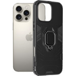 Techsuit - Silicone Shield - iPhone 16 Pro Max - Black