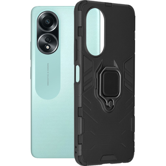Techsuit - Silicone Shield - Oppo A58 4G - Black