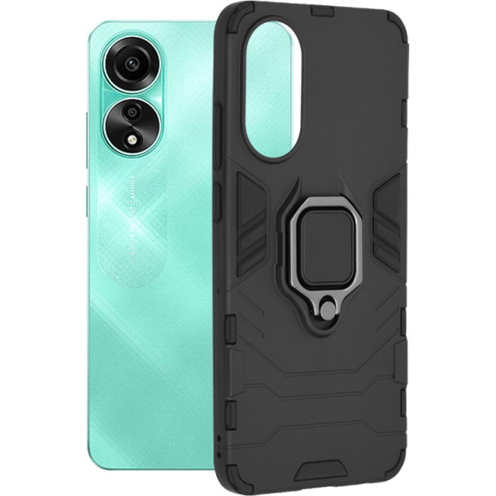 Techsuit - Silicone Shield - Oppo A78 4G - Black
