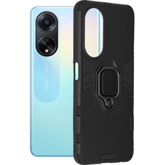 Techsuit - Silicone Shield - Oppo A98 5G - Black
