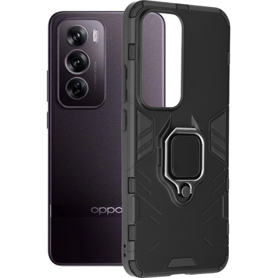 Techsuit - Silicone Shield - Oppo Reno12 Pro - Black