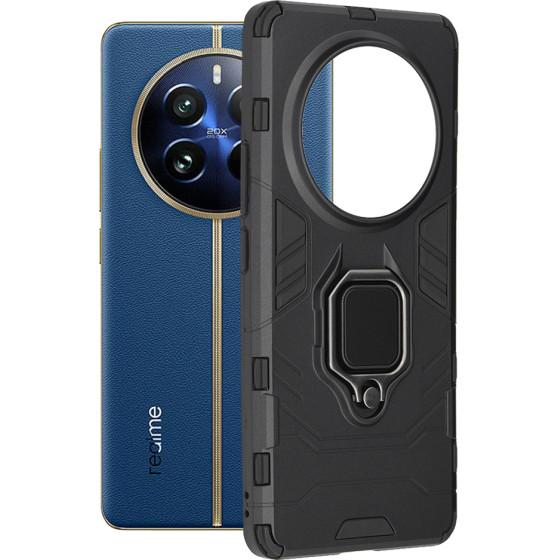Techsuit - Silicone Shield - Realme 12 Pro / 12 Pro+ - Black