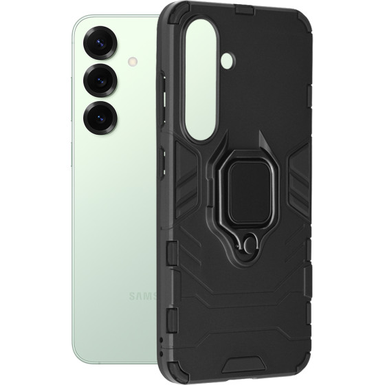 Techsuit - Silicone Shield - Samsung Galaxy S25 Plus - Black