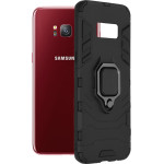 Techsuit - Silicone Shield - Samsung Galaxy S8 - Black