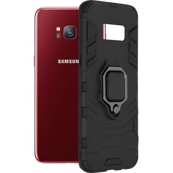 Techsuit - Silicone Shield - Samsung Galaxy S8 - Black