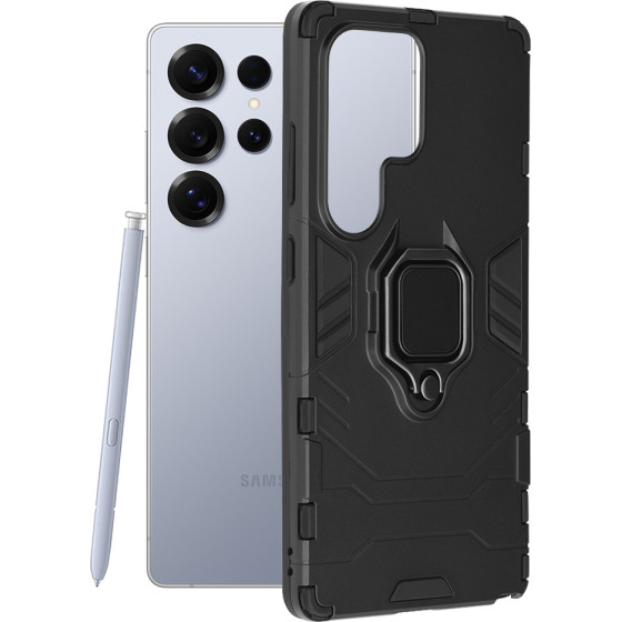 Techsuit - Silicone Shield - Samsung Galaxy S25 Ultra - Black