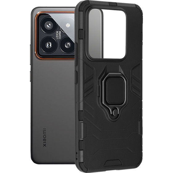 Techsuit - Silicone Shield - Xiaomi 14 Pro - Black