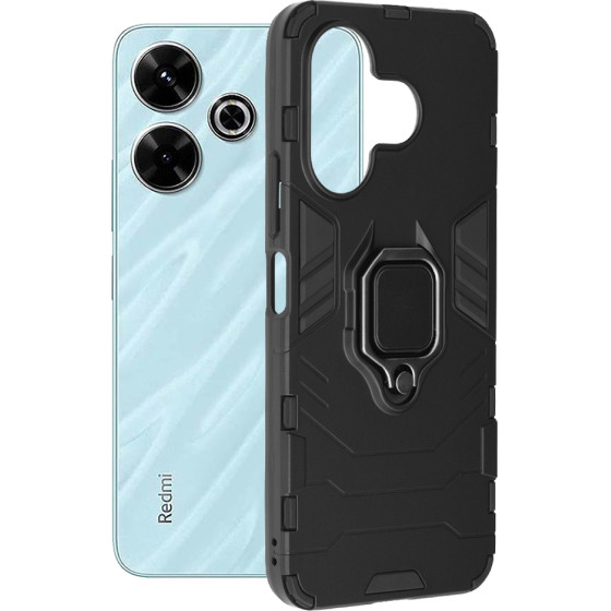 Techsuit - Silicone Shield - Xiaomi Redmi 13 / Poco M6 4G - Black