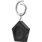 Techsuit - SmartWatch Wireless Charger (TSC4) - for Samsung Watch, Type-C, 2.5W, Portable Keyholder and Desk Holder - Black