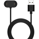 Techsuit - SmartWatch Wireless Charging Cable (THA6) - for Amazfit GTR 2e SIM/T-Rex Pro/GTR 2e/GTS 2e/2 mini/Pop Pro - Black