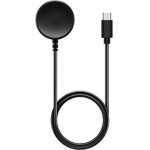 Techsuit - SmartWatch Wireless Charging Cable (TSC22) - for Samsung Galaxy Watch 3/4/5, Type-C, 2.5W, with Desk Holder - Black