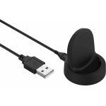 Techsuit - SmartWatch Wireless Charging Cable (TSC3) - for Samsung Galaxy Watch 3/4/5/6, 2.5W with Desk Holder - Black