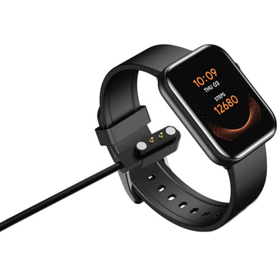 Techsuit - SmartWatch Wireless Charging Cable (TXC7) - for CMF Watch Pro1/ Pro2 - Black