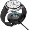 Techsuit - SmartWatch Wireless Charging Cable (TXC6) - for Xiaomi Watch S1 Pro, USB, 4W with Desk Holder - Black