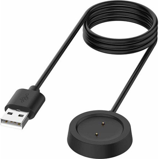 Techsuit - SmartWatch Wireless Charging Cable - for Amazfit T-Rex / GTR 42mm / GTR 47mm / GTS - Black - (THA1)