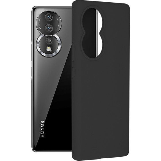 Techsuit - Soft Edge Silicone - Honor 80 - Black