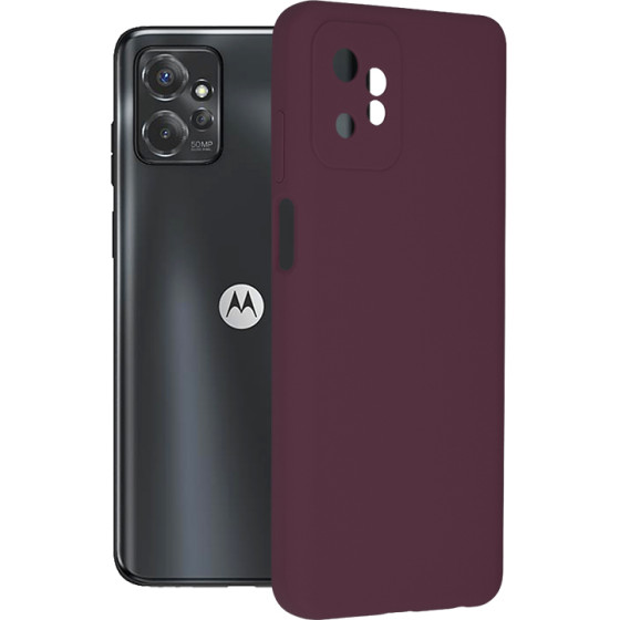 Techsuit - Soft Edge Silicone - Motorola Moto G Power 5G (2023) - Plum Violet