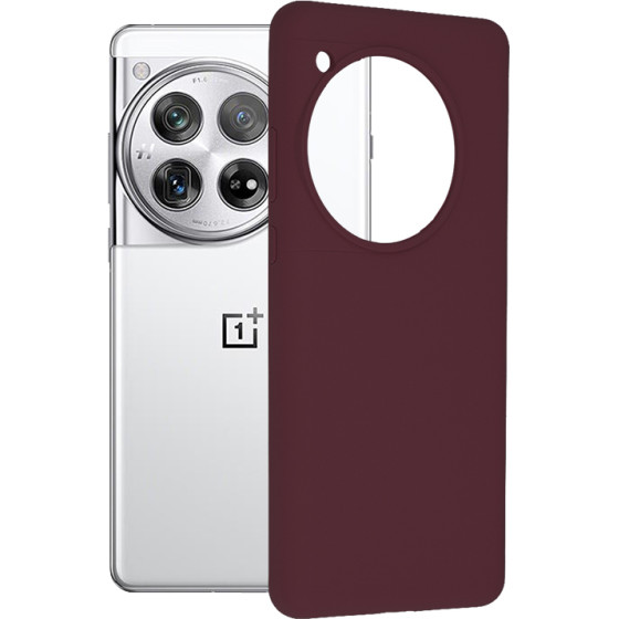 Techsuit - Soft Edge Silicone - OnePlus 12 - Plum Violet