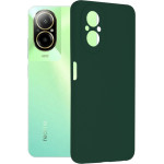 Techsuit - Soft Edge Silicone - Realme C67 4G - Dark Green