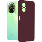 Techsuit - Soft Edge Silicone - Realme C67 4G - Plum Violet