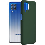 Techsuit - Soft Edge Silicone - Samsung Galaxy F62 / M62 - Dark Green
