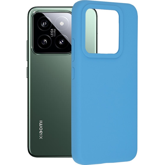 Techsuit - Soft Edge Silicone - Xiaomi 14 - Denim Blue