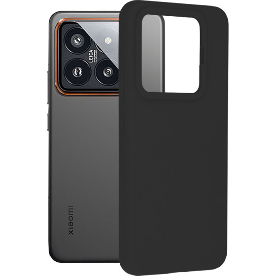 Techsuit - Soft Edge Silicone - Xiaomi 14 Pro - Black